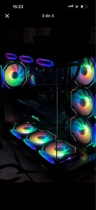 Vand/Schimb PC gaming rtx 3060 ti ryzen 7 5700x3d