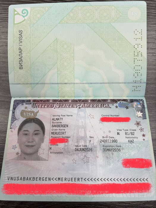 Виза США, Канада, Англия, Шенген (Европа)