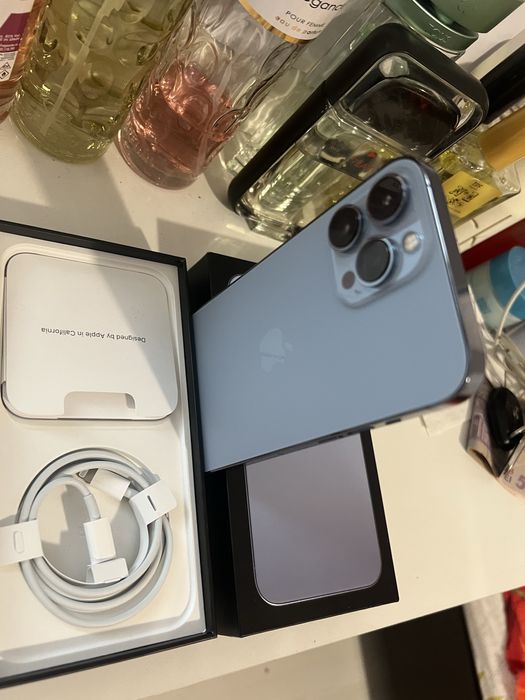 Iphone 13 Pro Max 128GB Sierra Blue Full Box !