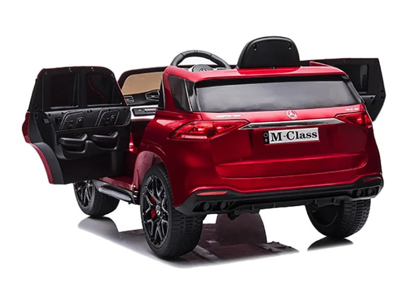 Mercedes m-class 12v– - детски акумулаторен джип, червен, eva гуми