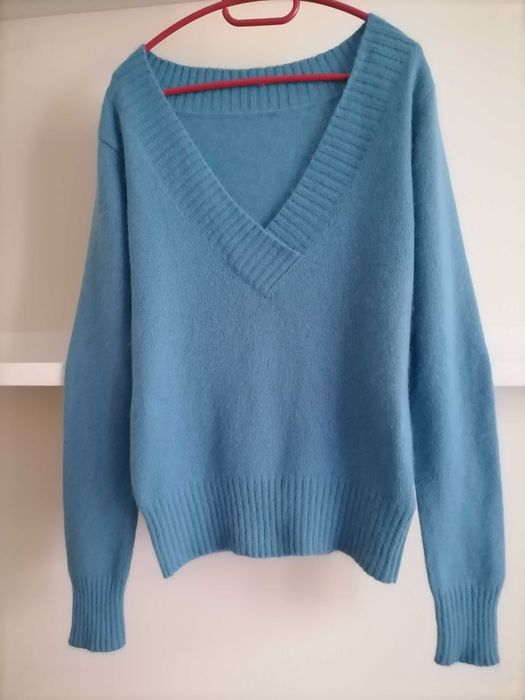 Пуловер от  смес ангора