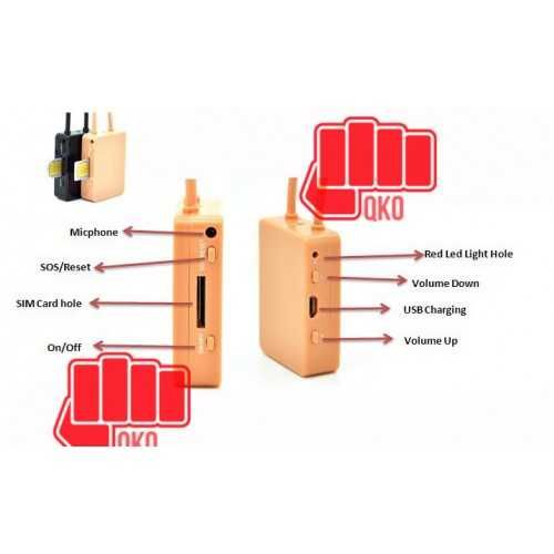 Телефон GSM SIM Box огърлица за скрита комуникация