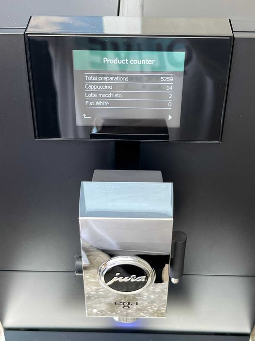 Jura ENA 8 Metropolitan Black Ecran color+touch PEP JOE mai bun decat EP5500