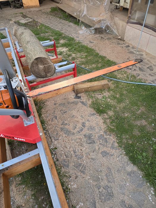 Stihl MS 661c și sistem pentru debitare longitudinală.