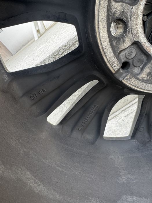 Jante mercedes originale cu anvelope de iarna