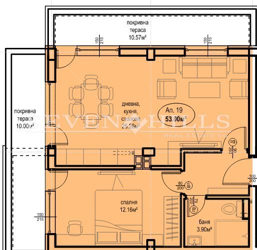 Продава се Двустаен апартамент в Пловдив, Христо Смирненски - 84 кв.м за 1044 €/кв.м - Снимка #8