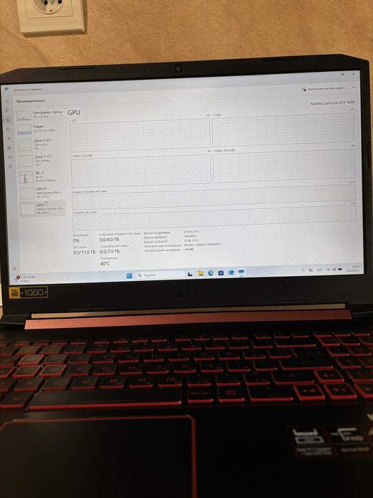 Лаптоп Acer nitro 5