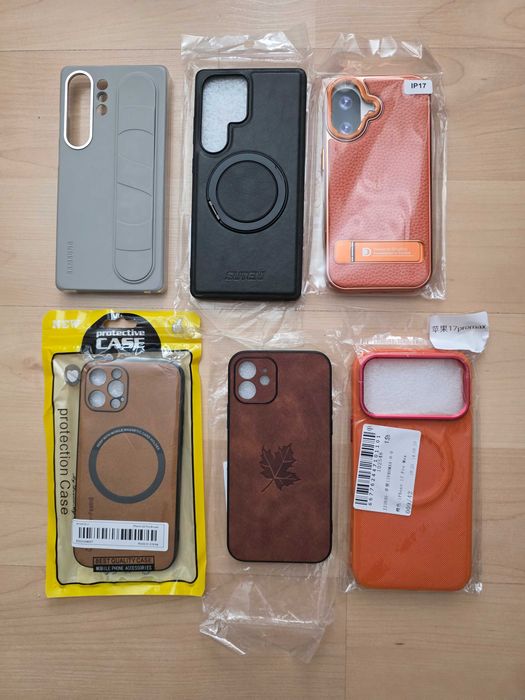 Калъфи за Iphone 17, Iphone 17pro, Iphone 12pro, Samsung S25Ultra
