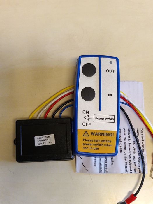 Tecomandă troliu wireless 12V/ 24V