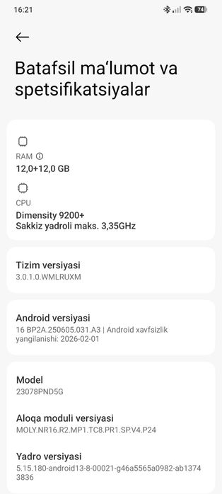 Xiaomi 13 t pro 12+12  256