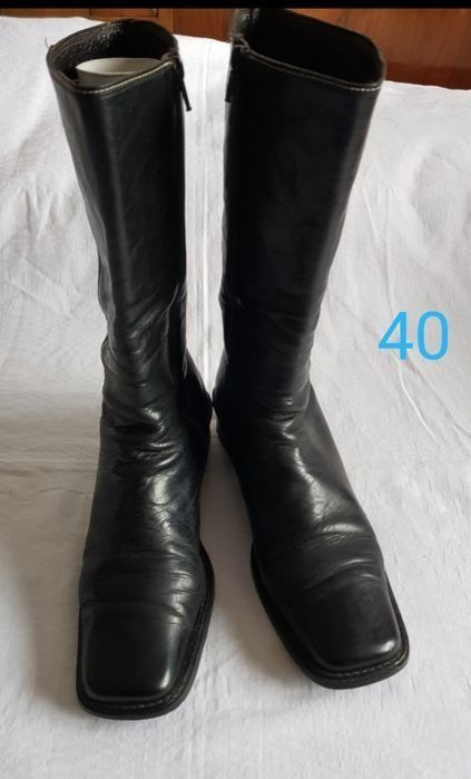 Cizme de dama din piele naturala