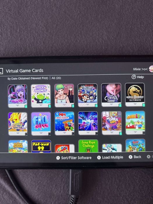 Nintendo switch OLED с 20 игри