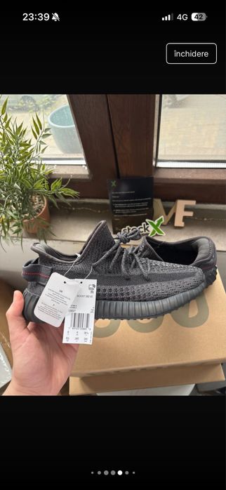 Adidas Yeezy Boost 350 V2 Black Reflective 39 1/3