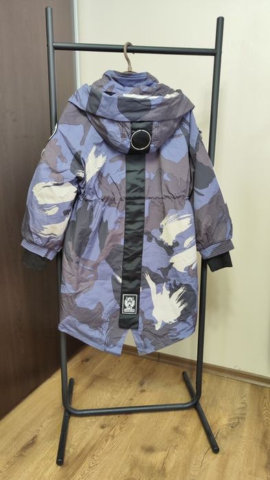 Дълго яке с качулка