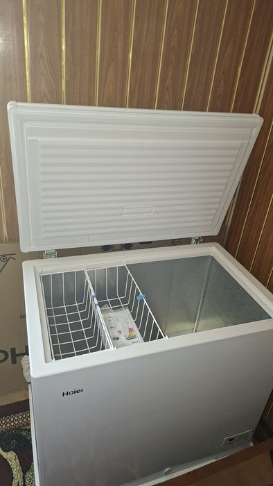 Морозильный ларь Haier 251л почти новый 1 месяц