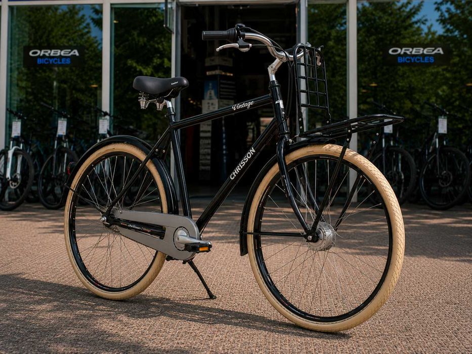 НОВ Градски Велосипед Chrisson Vintiago Gent 28 Black - БЕЗПЛАТНА ДОСТАВКА