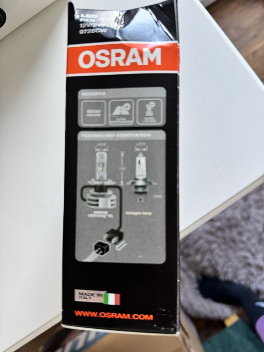 Set 2 Buc Led Osram H4 12V / 24V 14W P43T LEDriving HL Alb 6000K 9726CW
