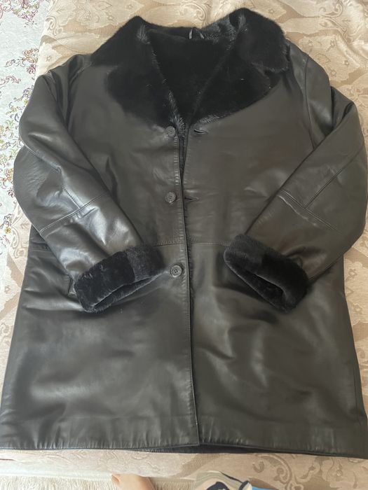 Дубленка мужская кожаная