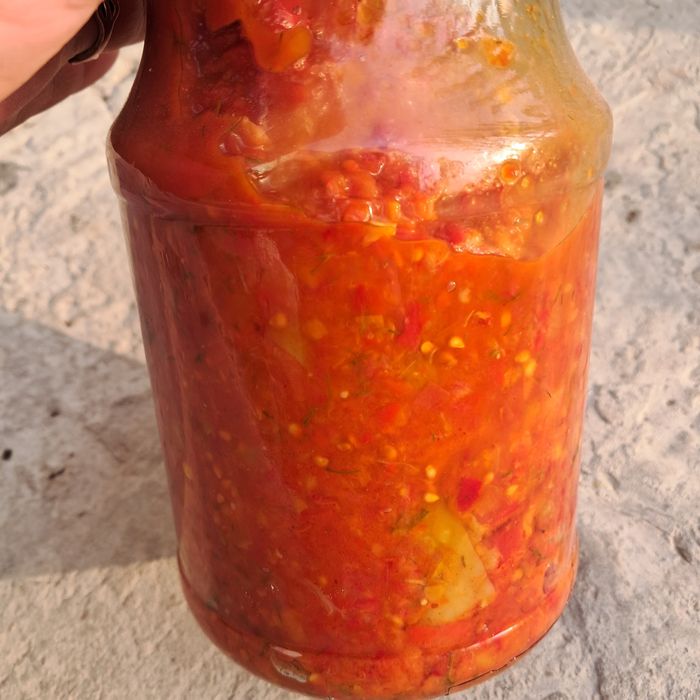 Горький перец маринованный