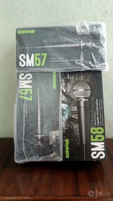 Shure Original Микрофоны новые Мексиканские Sm57 LC, Sm58 LC