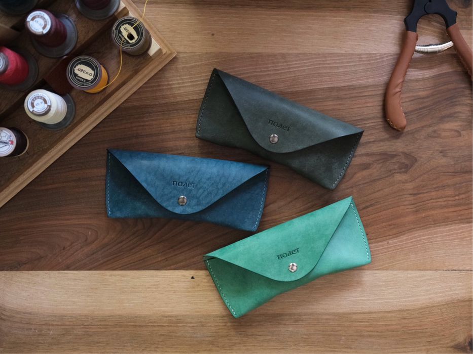 Кожен калъф за очила