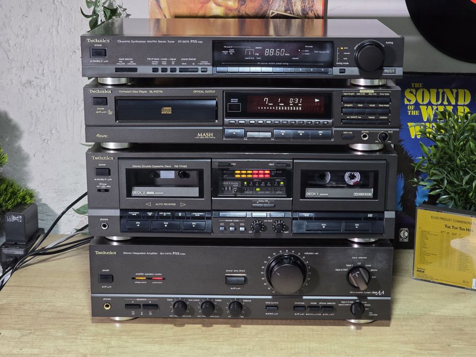 Linie audio TECHNICS, amplificator, deck, cd-player, tuner hifi stereo
