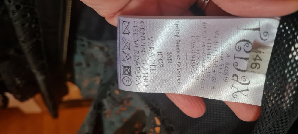 TENAX genuine leather,  яке от естествена кожа , spring / summer