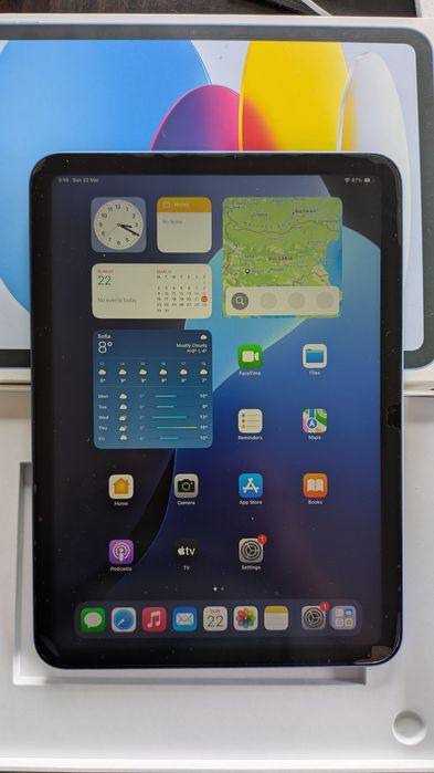 Apple Ipad 10th generation 64GB. Като НОВ. Гаранция!