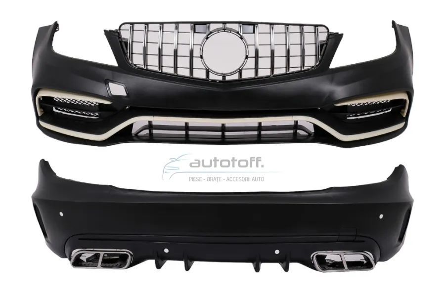 Pachet exterior compatibil cu Mercedes C-Class W204 (2007-2015) Conversie la W205 C63 Design