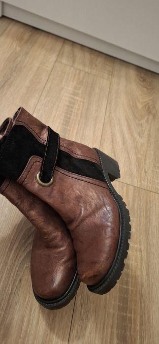 Botine piele naturala