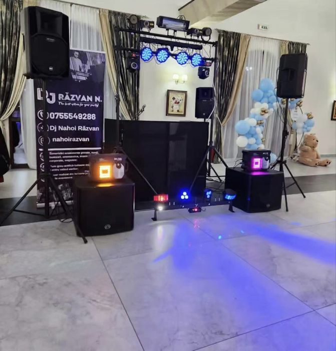 Dj-Sonorizare-Fum greu-Decor Baloane-Aranajamente din Baloane-Baloane cu Heliu
