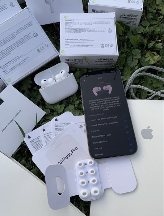 Căști AirPods Pro 3 (ANC) USB-C 2026 (Noi, Sigilate)
