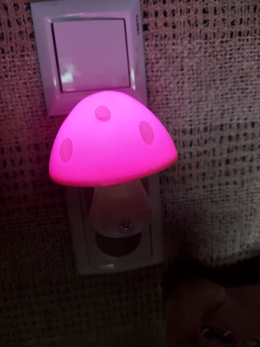 Новый ночник грибы с датчиком на свет