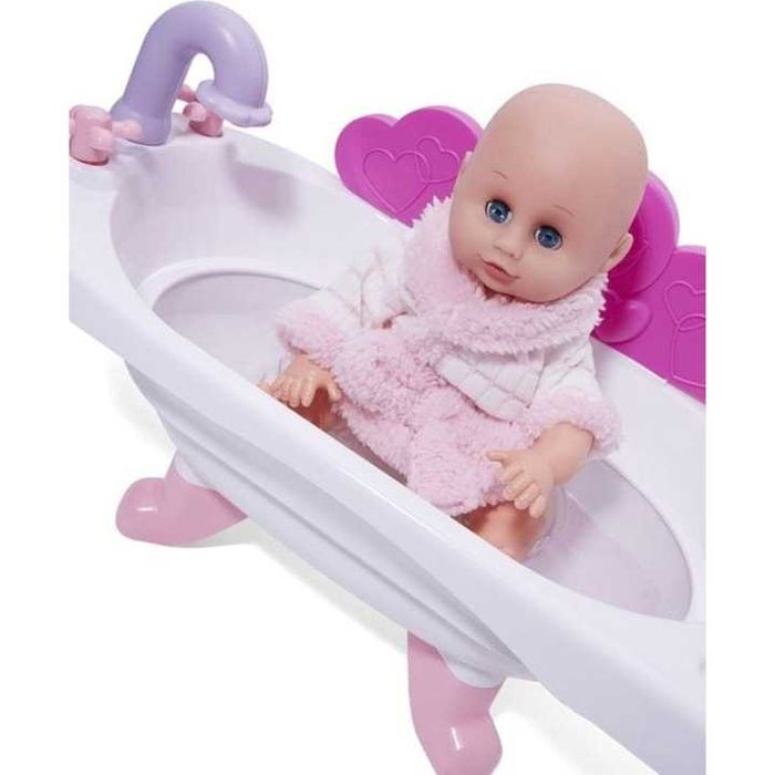 Кукла бебе 30см с вана за къпане музикална