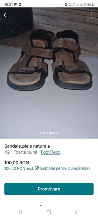 Sandale barbati piele naturala