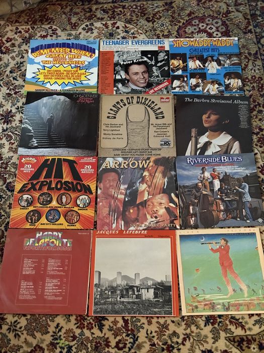 Colectie 105 discuri vinil vinyl nu cd lot
