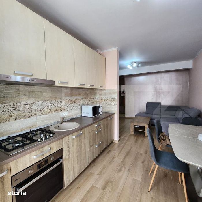 Apartament mobilat, 48 mp, ocupabil imediat, zona Sagului