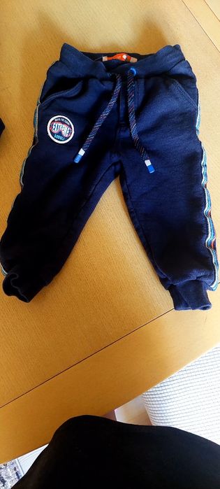 Детски тъмносин комплект Boboli с качулка и цип