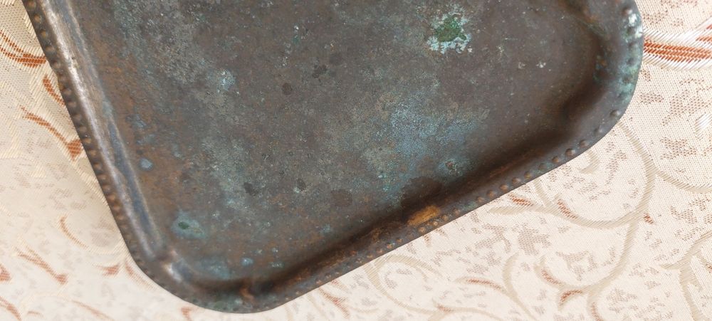 Маленький поднос латунь