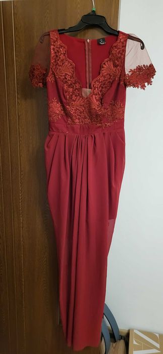 Rochie eleganta grena