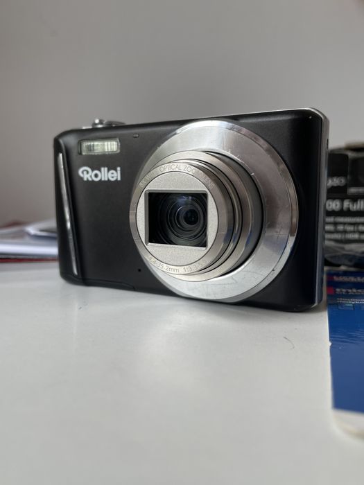 Camera Foto Digitala ROLLEI PowerFlex 700 Black, Full HD 1080p, 12.0MP 16GB Digital Camera Retro Digicam