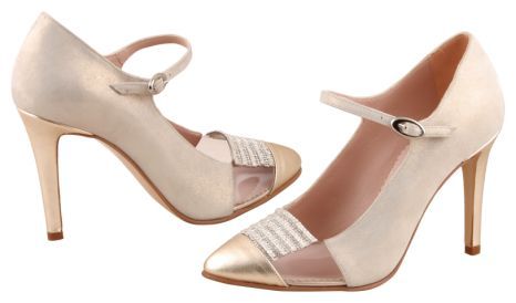 Pantofi PIELE+CRISTALE−marca HotStepper−NOI−37−ideali Evenimente!