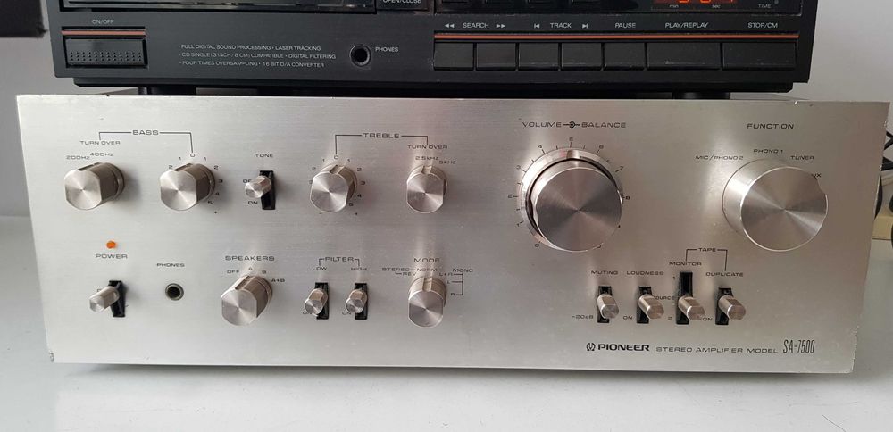 Pioneer SA 7500 amplificator stereo vintage audiophile vinil statie