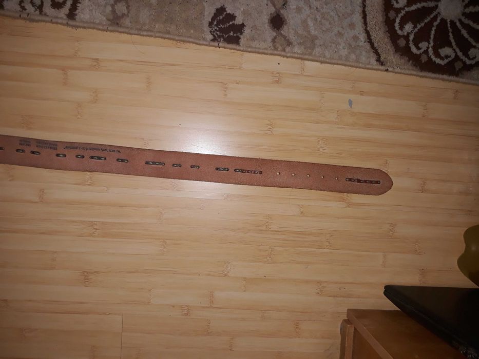 curea piele, cu insertie piele, lata, 1020x4,5 cm latime