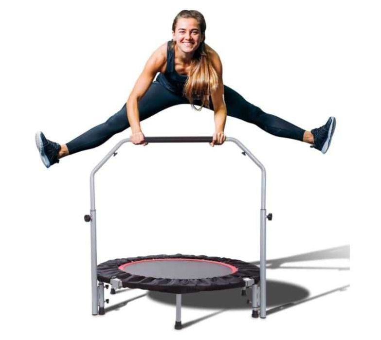 Trambulină sport fitness, mâner reglabil pentru adulți / copii -100cm