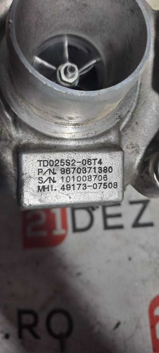 Turbo 1.6 TDCI 90cp / Ford , Peugeot cod: 9670371380