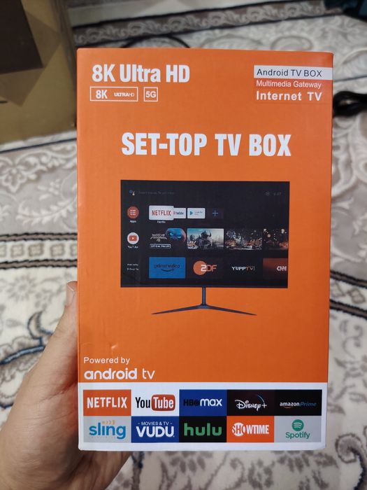 Smart tv box 8k ultra hd