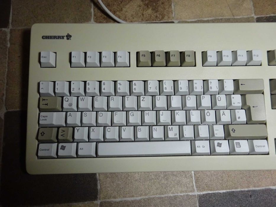 Tastatura pc mecanica retro/ Cherry MX 3000M /G80