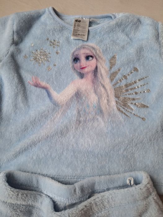 Плюшени дебели пижами размер 110/116