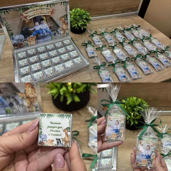 Подаръци за гости магнит от епоксидна смола или плексиглас със снимка